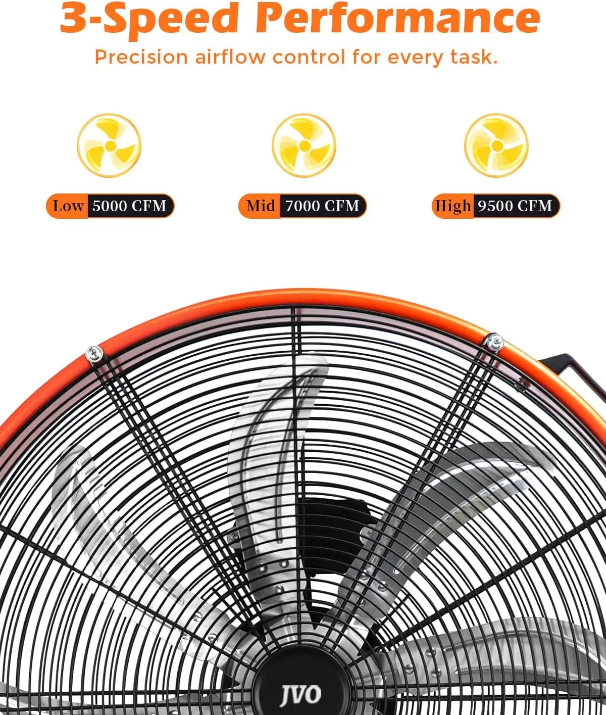 24-Inch Industrial Metal Drum Fan 9500 CFM 3