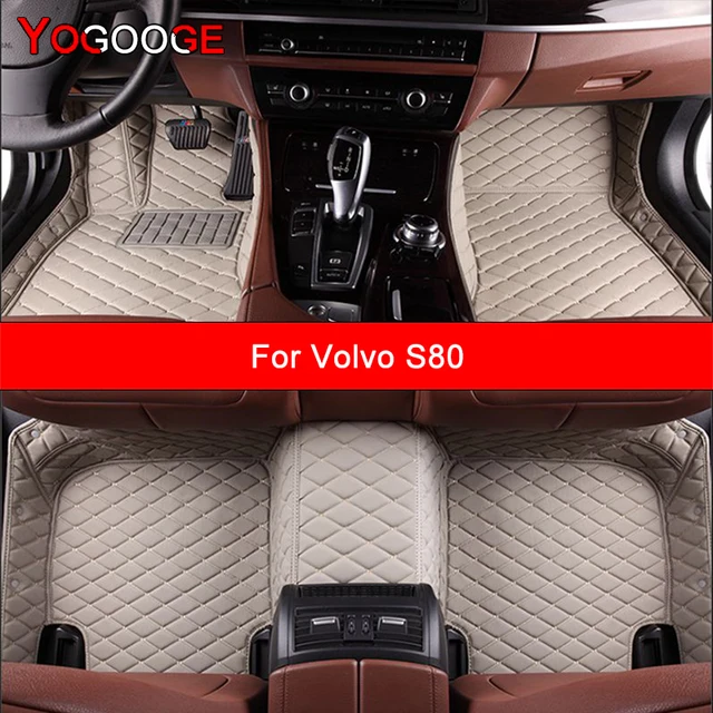 YOGOOGE Custom Car Floor Mats For Volvo S80 Auto Carpets Foot Coche Accessorie 1