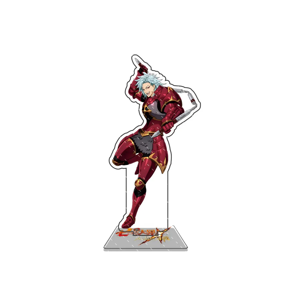 Anime Acrylic Stand Figure - The Seven Deadly Sins Character Display, 15cm Desk Decor and Gift