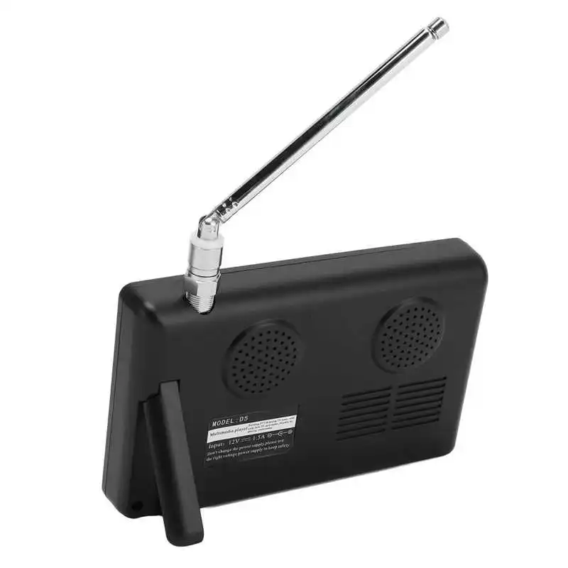 LEADSTAR D5 Portable Digital TV 5 Inch 1920 x 1280 HD Digital Television Video Player Rechargeable for Car Outdoor 110-220V