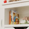 Toy Storage Organizer with Drawers, Floor Toy Box with Wheels and Open Shelf, Storage Chest for Nursery, Playroom and Bedroom 5