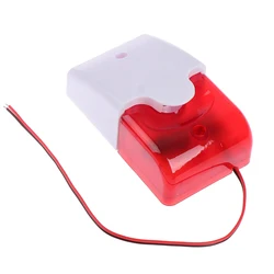 110 db Flash LED Strobe Light Wired Siren 12V/ 5V /24V /220V Work For Wifi GSM PSTN Home Security Voice Burglar Alarm System