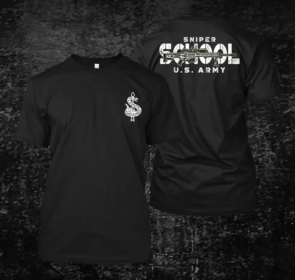 

US Army Sniper School T-Shirt. Summer Cotton Short Sleeve O-Neck Mens T Shirt S-3XL