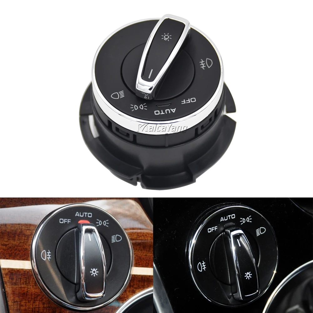 

97061353308 97061353307 для Porsche Cayman 2014-2016 Panamera 2010-2016 с хромированным переключателем управления фарами, переключатель противотуманной фары