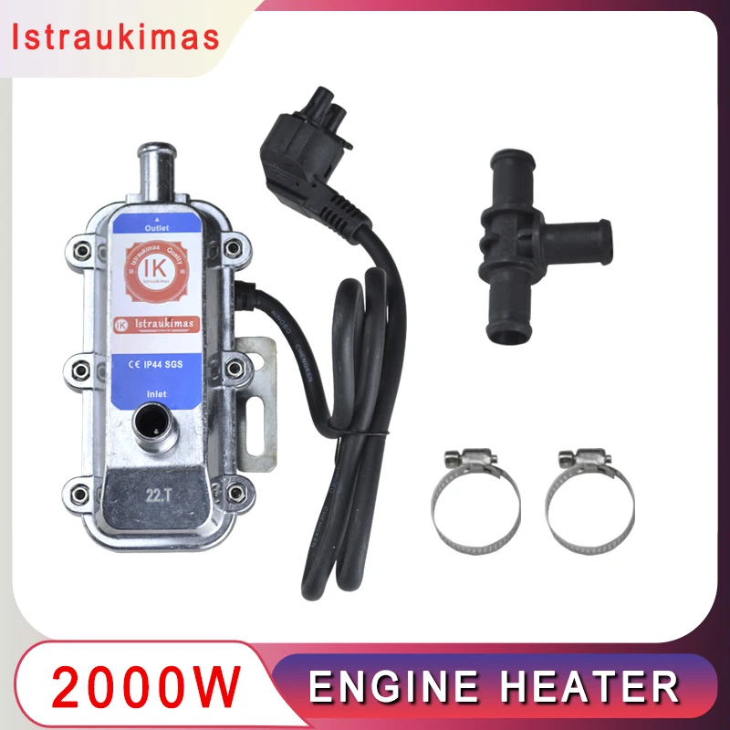 2000W 220V Car Engine Heater Water Air Parking Heater Auto Electric