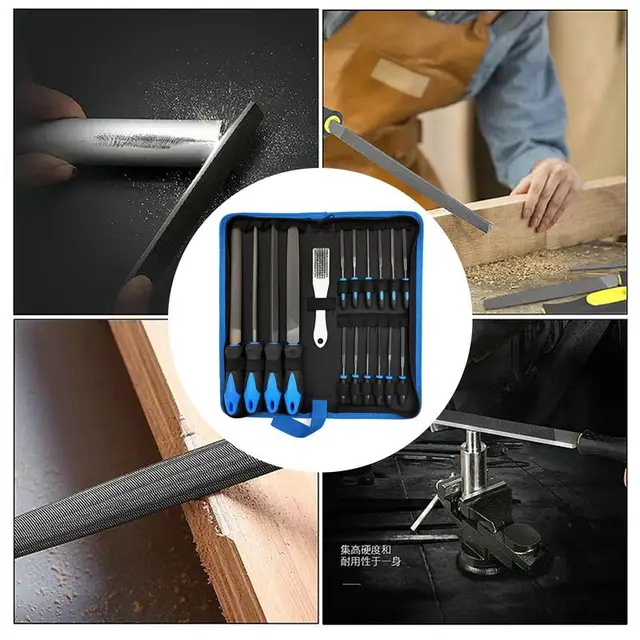 20Db Kézi Üveg Kőfém Tartós Kézműves Szerszám Gyémánt Faragott Tároló Táska Ékszerkészítés Tű Fájlkészlet Professzionális Hobbi - Image 2