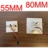 Led Stair Light Aluminum Square Round Wall Lamp 1W 3W Recessed LED Step Lamp Pathway Wall Corner Lamps AC85-265V Wall Light DC12 2