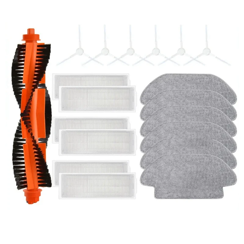 

For Genio LASER L700 Robot Vacuum Cleaner Main Side Brush Hepa Filter Mop Cloths Rag Accessories