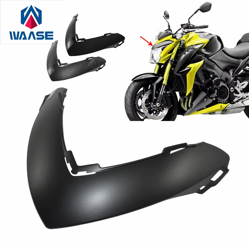 

WAASE передняя фара панель обтекатель Крышка Топ нос хомут для Suzuki GSX-S1000 GSXS 1000 1000F 2015 2016 2017 2018 2019 2020