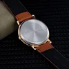 Fashion Quartz Watch For Girl Casual Blue Background White And Black Cat Wristwatch Cartoon Waterproof Real Leather Watch 5