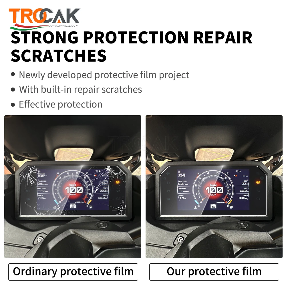 For YAMAHA TMAX560 TMAX 560 Motorcycle Speedometer Instrument Protective Film Dashboard Screen Protector motorcycle screen protector