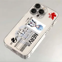 Stylish Clear Soft TPU Phone Case with Evangelions Design - Samsung S10 Plus 4G (T - 295KXX453A1)