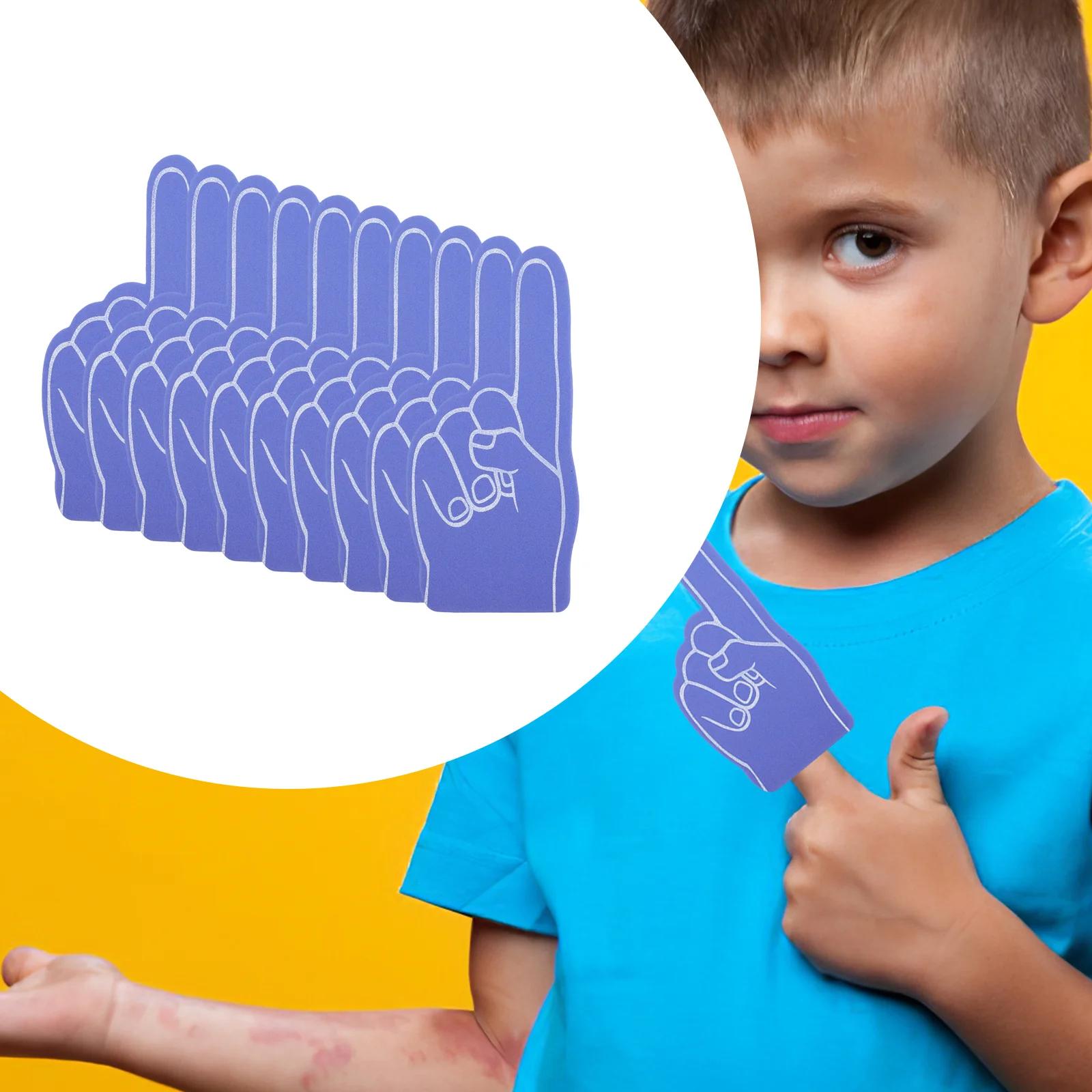

Mini Foam Fingers Value Toys Sports Fan Foam Finger Diy Blank Foam Hand Cheerleading Foams Finger Sporting Events Spirits