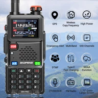 Baofeng UV-5RH PRO GPS Walkie Talkie Multi Band Wirless Copy Frequency NOAA Type-c Long Range UV-5R Tow Way Ham Radio 2