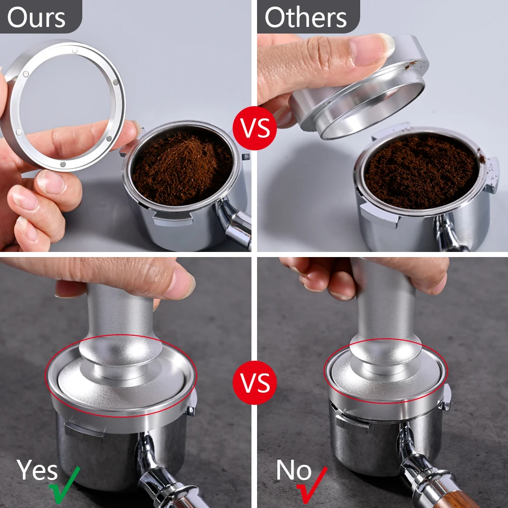 Dosing Funnel 6 Magnets Espresso Coffee Aluminum Dosing Ring 51/54/58/58.5mm Portafilter Barista Tools 51/54/58mm