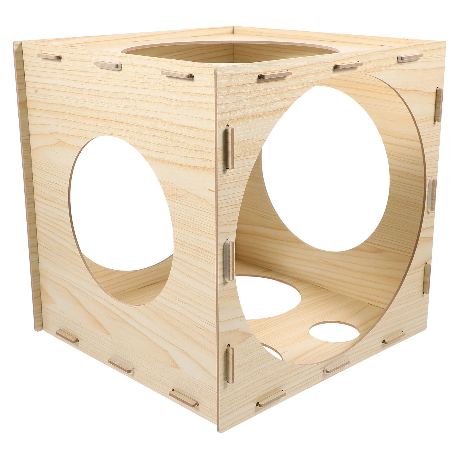 

Wood Balloon Sizer Cube Template Box Collapsible Box Measurement Tool Equipment