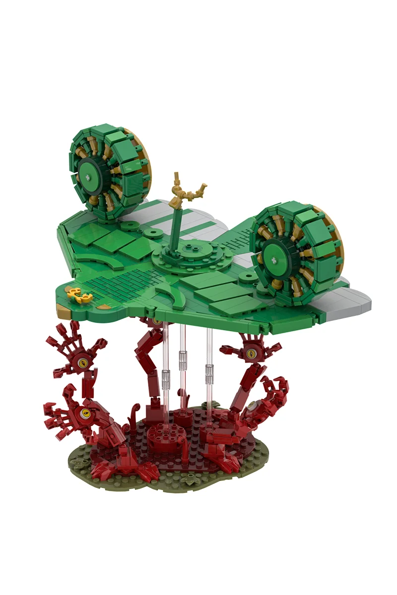 MOC Zeronai Geräte Modell Bausteine Spiel Zeronai Windwing Fliegende Fahrt DIY Design Ziegel Spielzeug Erwachsene Geschenk Für Fans – Detail 5