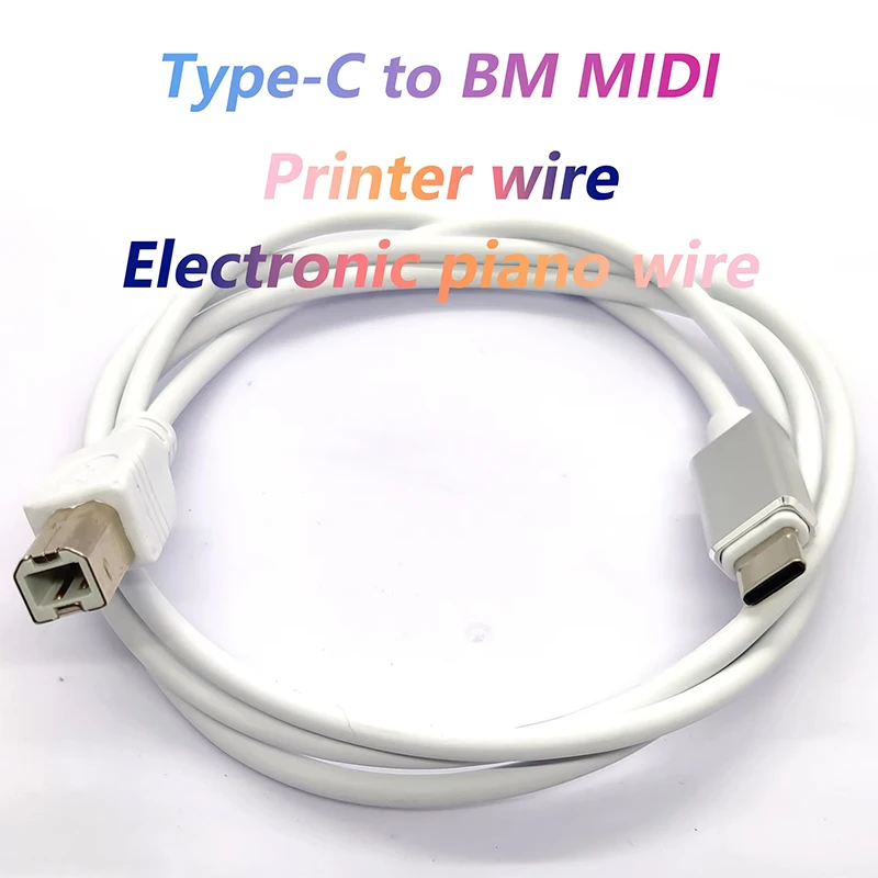 Universal USB B OTG Cable Adapter for Electronic Devices and Instruments