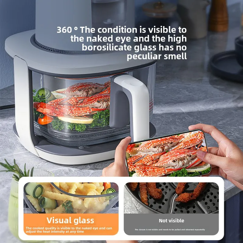 New Air Fryer Household Visible Large Capacity Steam Fryer air fryer oven