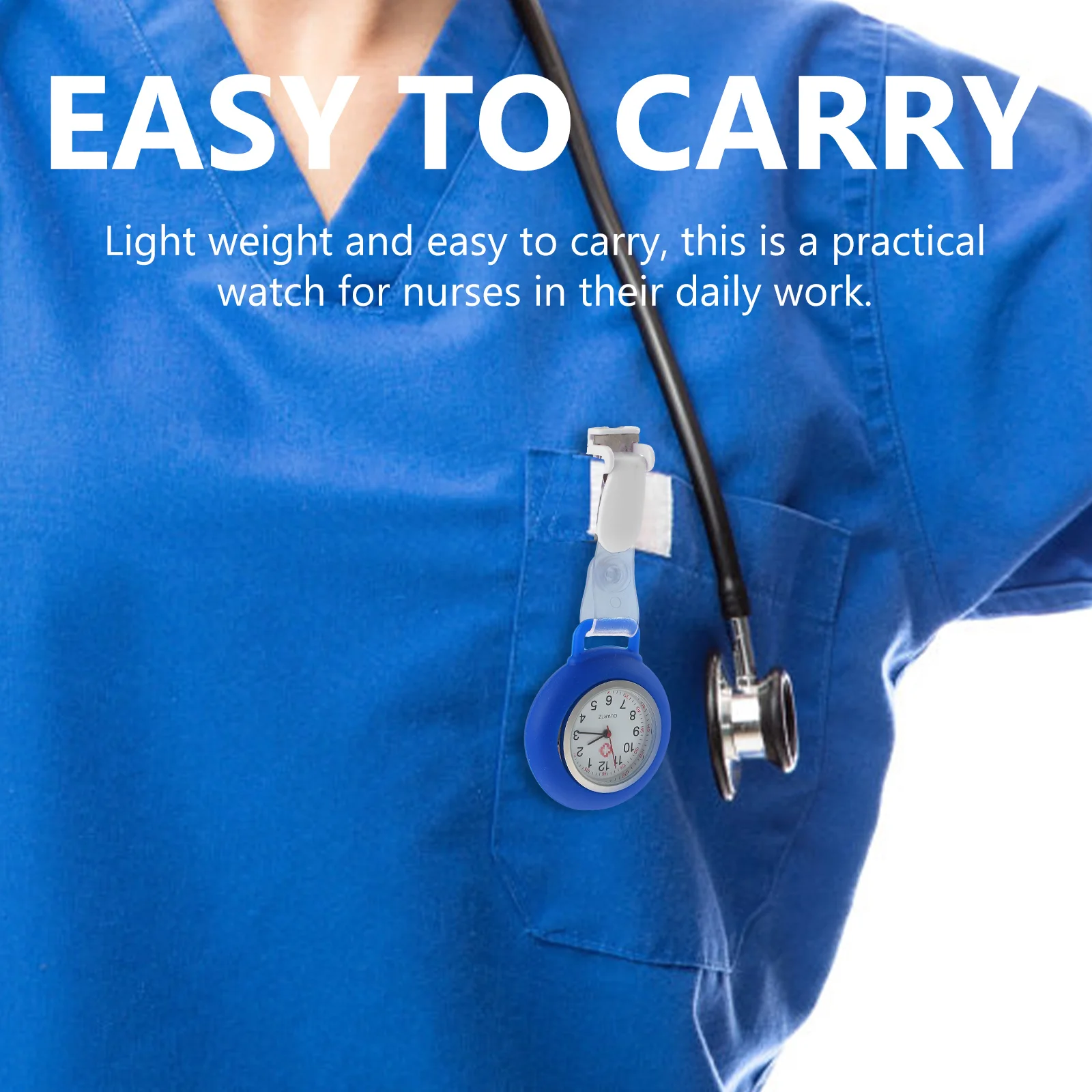 Orologi infermiera petto multifunzione Clip orologio professionale