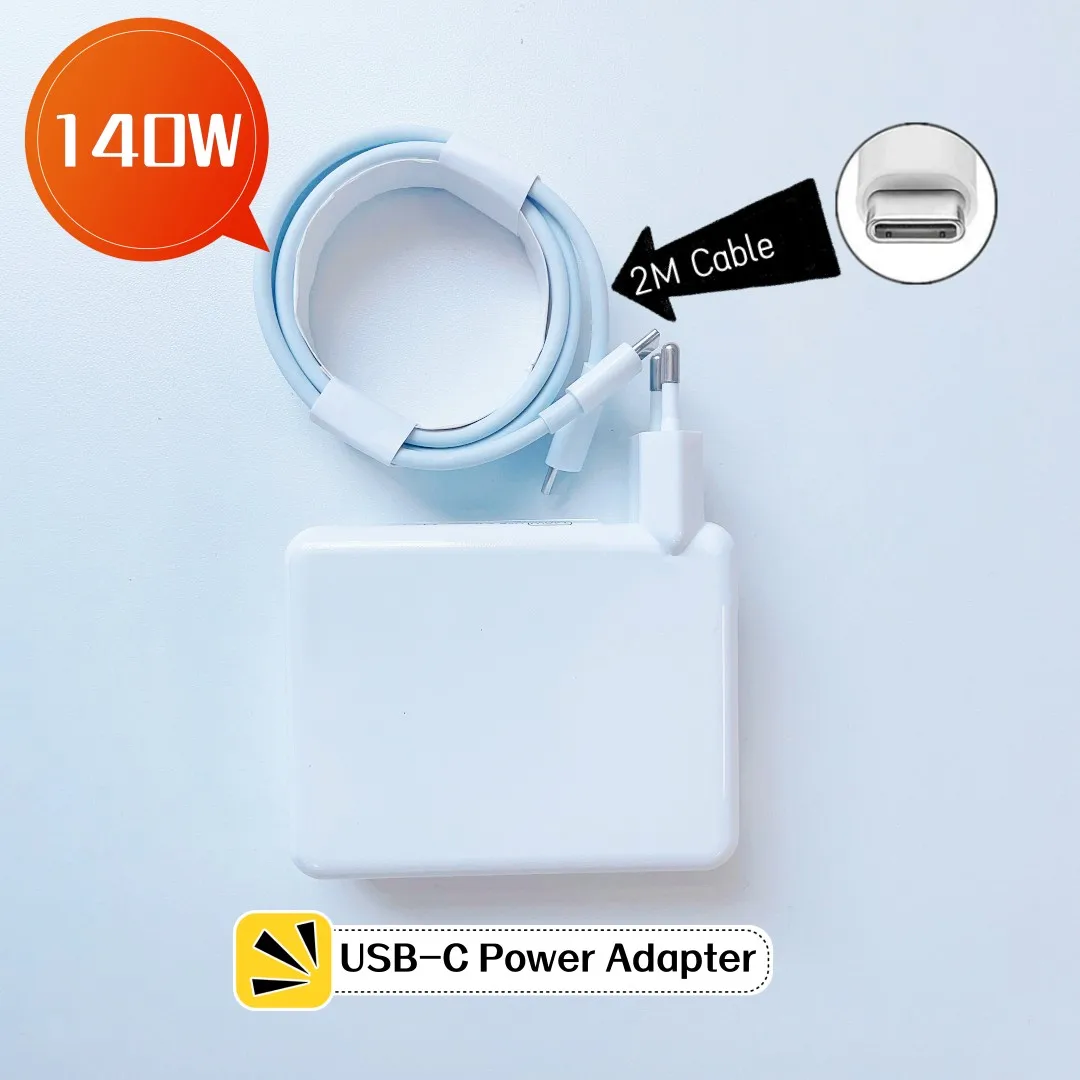 Usb-c Magsaf* Adaptador de Fonte de Alimentação Laptop Notebook Charger para Apple Macbook Pro 16 m2 A2780 Lançamento 2023 140w pd