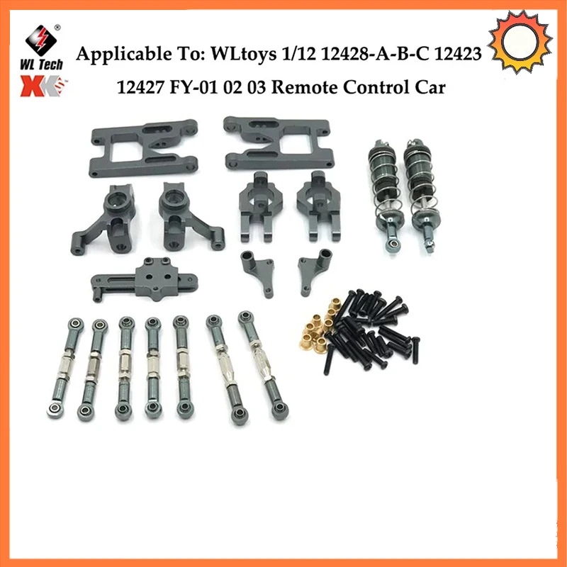 Wltoys-piezas Coche A Control Remoto, Model FY-03 Piezas Metal Mejoradas, Asiento Oscilante, Color Azul,1/12 12428 1