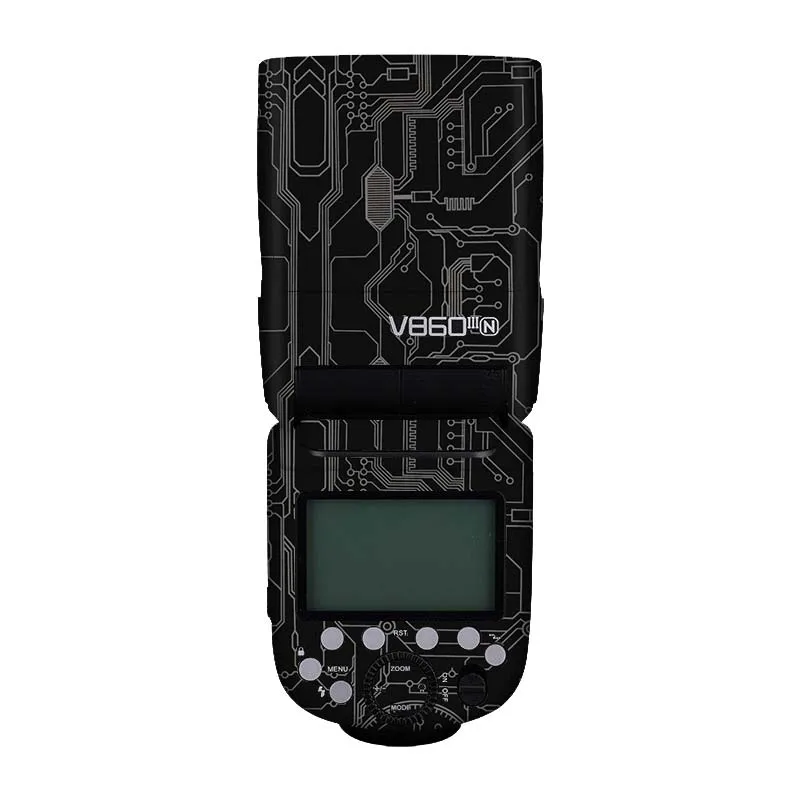V860III 카메라 플래시 보호 필름, GODOX V860 III 카메라 플래시 스킨 데칼 커버 필름 스킨 랩