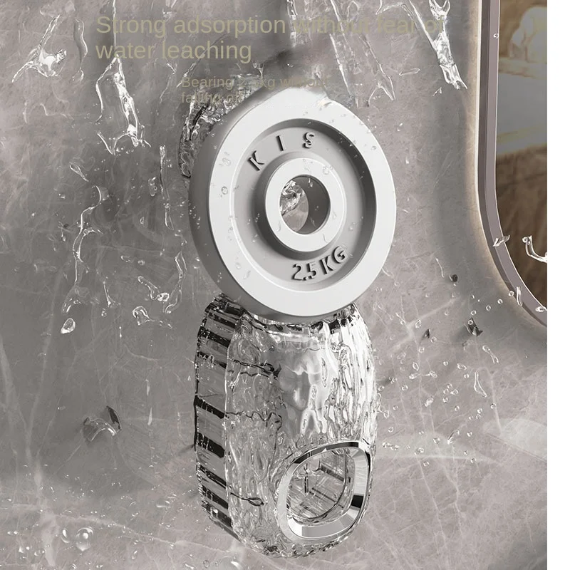 Water Corrugated Punch-free Suction Cup Toothpaste Squeezer Bathroom Wall-mounted Toothpaste Squeezer