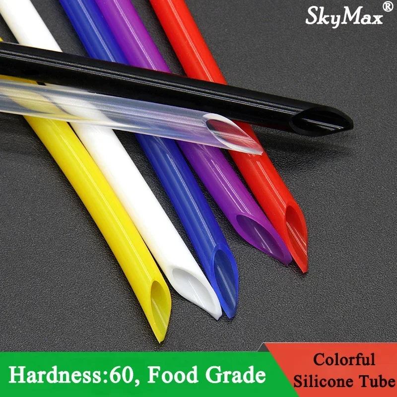 1 Meter Food Grade ID 1 2 3 4 5 6 7 8 9 10 mm Silicone Tube Flexible Rubber Hose Soft Drink Pipe Water Connector