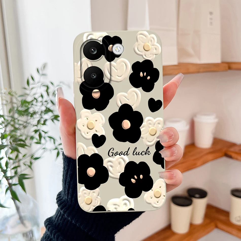 Creative Fruit Pattern Slim Silicone Phone Case with Lens Protection - Soft Back Cover