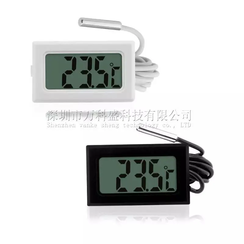 20pcs Electronic Digital Display Digital Thermometer Tpm-10 Fish Tank  Refrigerator Water Temperature Gauge Thermometer