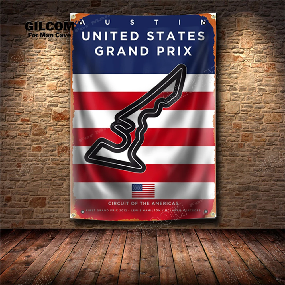 Drapeau Ford Mustang Bullitt USA Racing 3x5ft - Bannière Pour Garage Man Cave