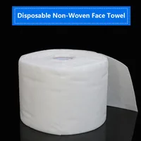 1 Roll White/Pink Disposable Face Towel Travel Cotton Makeup Wipes Facial Cleansing Towel Cotton Pads Face Cleansing Tissue Soft 1