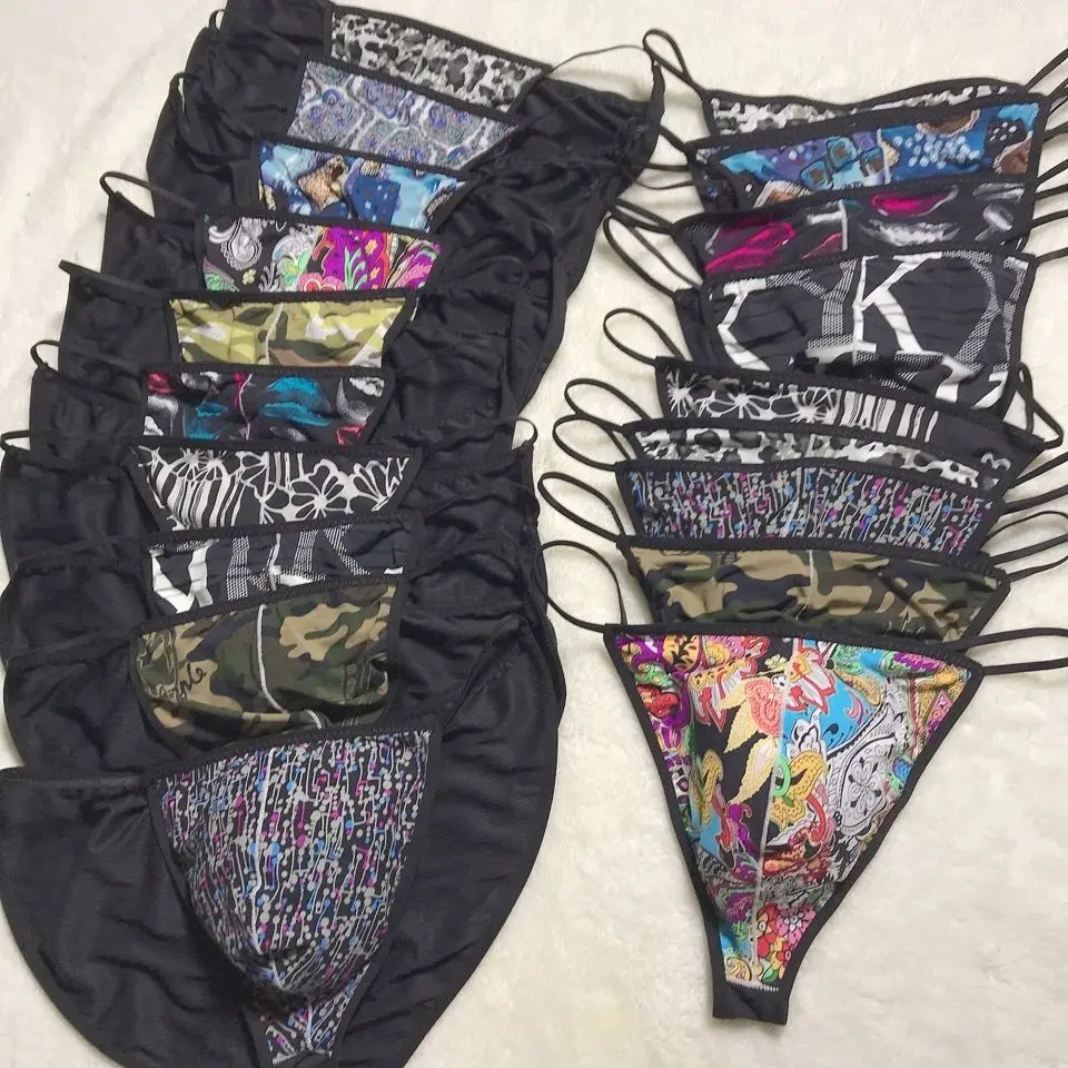 5PCS Fashion Sexy Sexy Lace Mesh Transparent Men's Bag Temptation Nude Feel Large Size Men's Briefs sissy panties for men