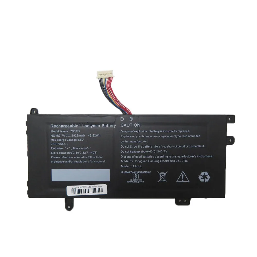 Laptop Battery For ACER One 14 Z8-415 7.7V 5925mAh 45.62Wh 11PIN