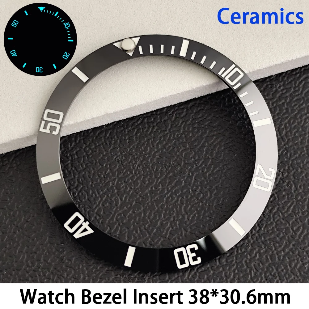 Premium 38mm Sloping Aluminum-Ceramic Bezel Insert