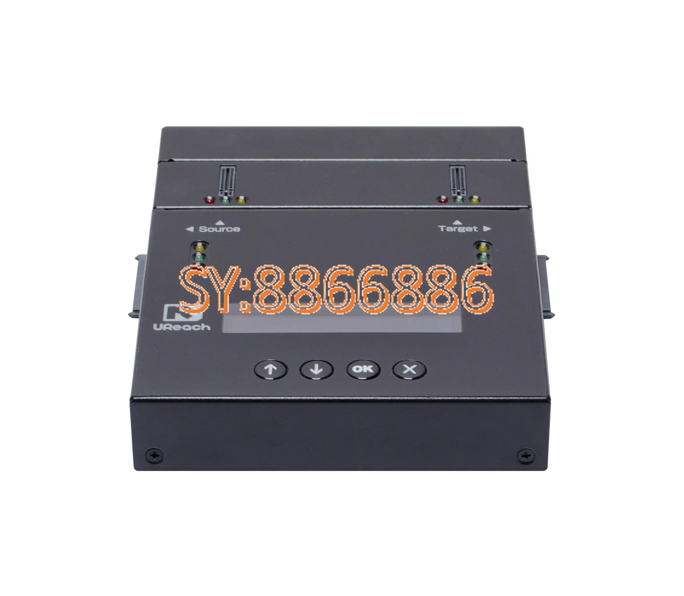 

1 To 1 SATA M.2 Dual Interfaces High Speed Standalone M.2 NVMe SSD Duplicator & Data Eraser