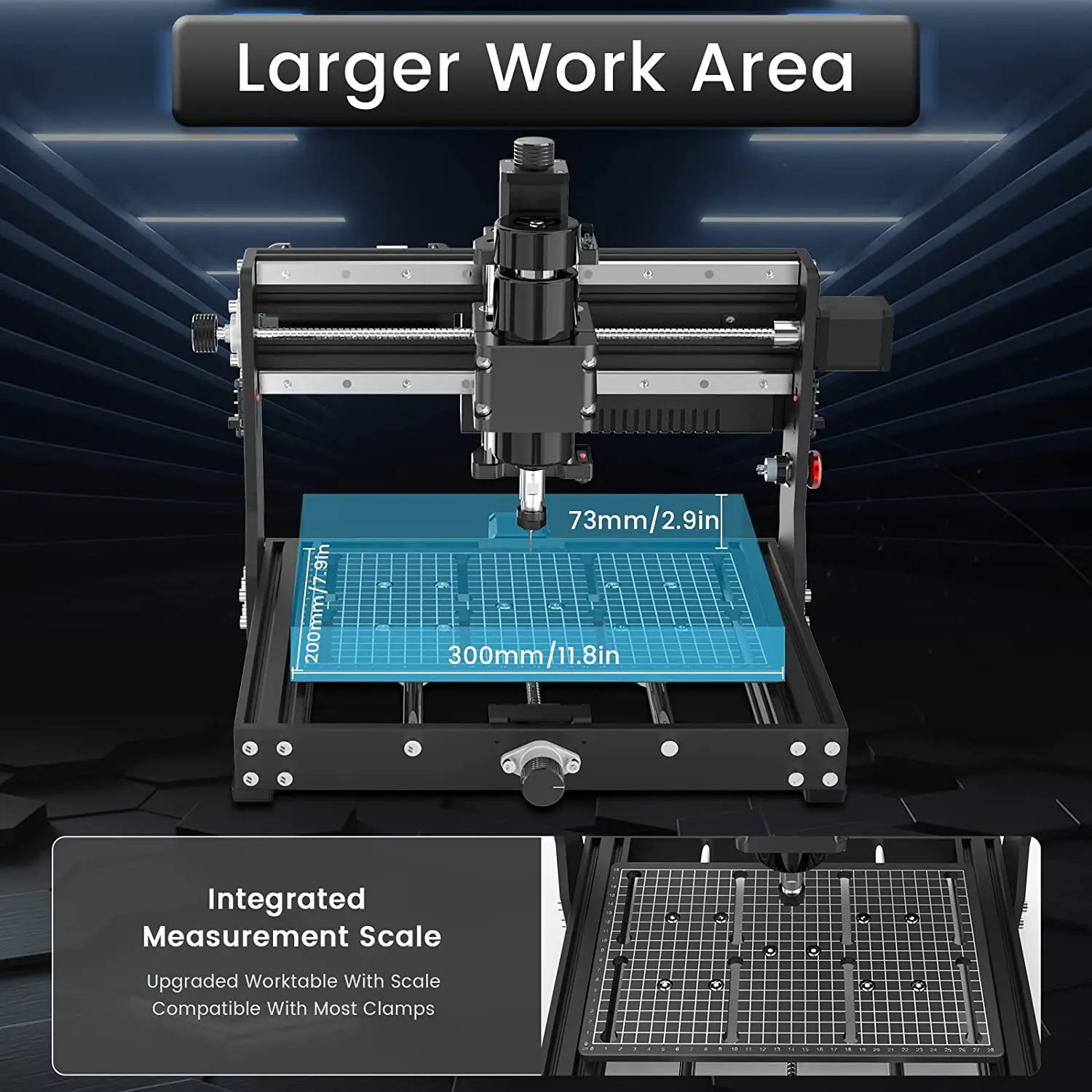 ​ 3 Axis Milling Machine CNC Wood Router 3020 Plus With 500W Spindle GRBL Control DIY Laser Engraving Machine Pcb Cutting Metal