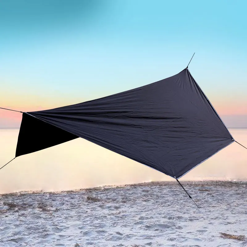 Hexagonal Waterproof Tarp Tent Outdoor Camping Awning Canopy Garden Sunshade Hammock Rain Fly camping tent waterproof tarp camping canopy
