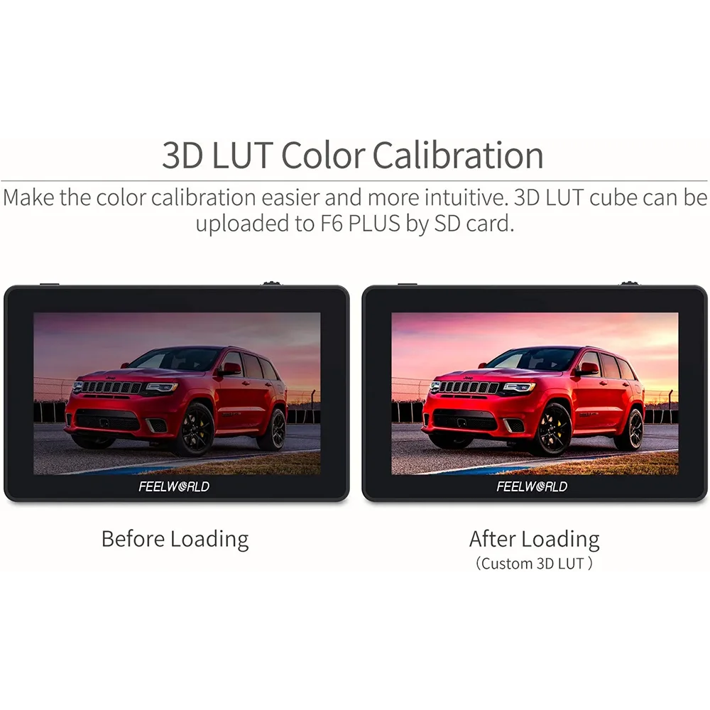 F6 Plus V2 6' On-camera DSLR Field Monitor Touch Screen Monitor with HDR 3D Lut