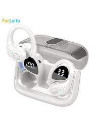 High - Performance Wireless Bluetooth Earphones with Deep Bass & Extended Playback (WHITE)