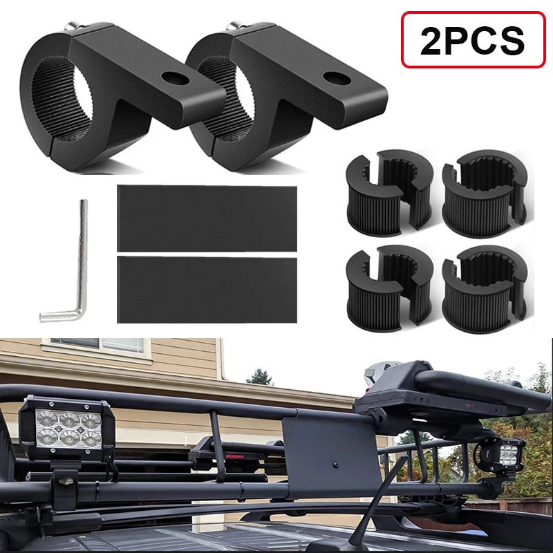 

1/2Pcs Universal Motorcycle Sponge Clamp Bracket 32mm Auxiliary LED Light Bracket Mount Kit For MOT Fog Light Mount Accessories