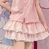 Summer Sweet Bow Lolita Cake Skirts Womens Kawai Lace Ruffles Pleated Skirt Girl Japan Elegant High Waist A-Line Y2k Short Skirt 3