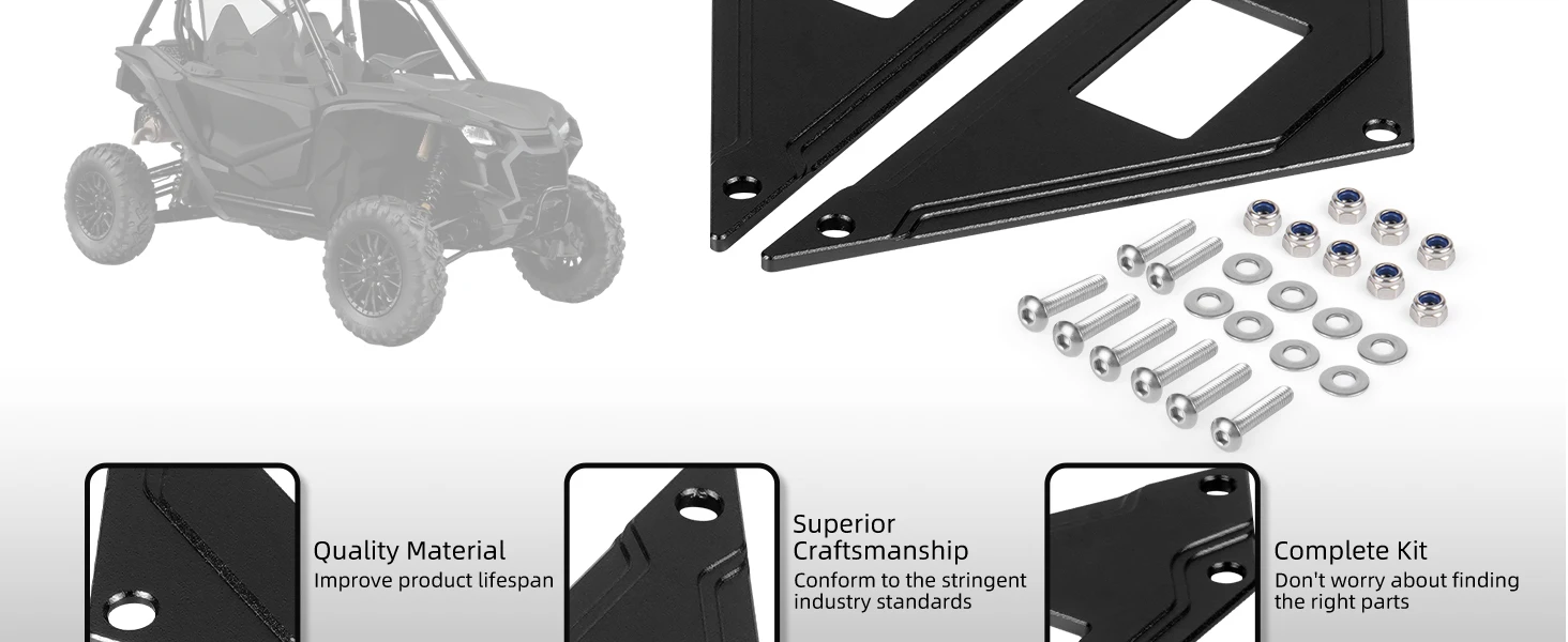 NICECNC für Honda Talon 1000R 1000X 2019-2024 Sonderedition Links- und Rechts-Schalttafel Armaturenbrett-Wippschalter Aluminium ATV-Zubehör – Detail 2