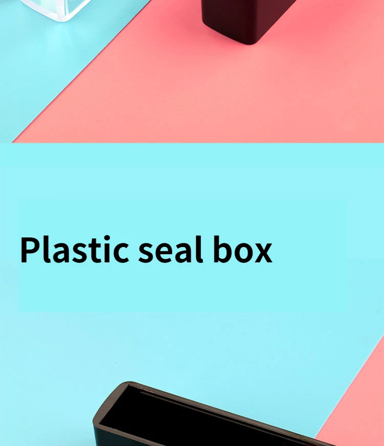Plastic Chinese Seal Portable Chinese Painting Seal Boxes Storage Box Name Private Seal Collection Boxes Seal Engraving Stamp – Detail 2