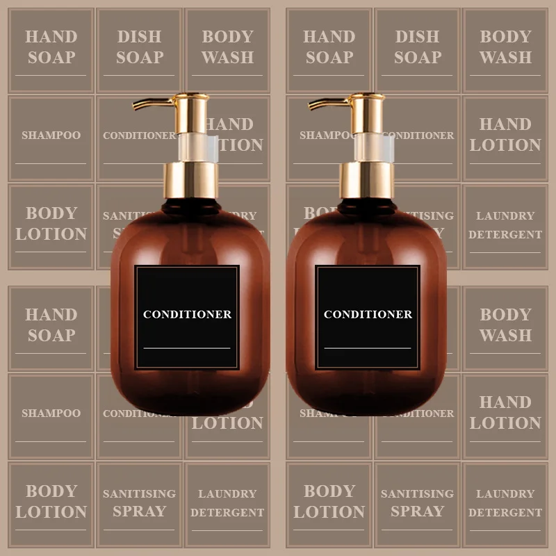 2 Pc 10.1 OZ Amber Soap Dispensers For Cosmetic Shampoos And Lotions Soaps Spill-proof Repeatable Pump Bottles For Bath Products soap dispenser,refillable bottle,shampoo dispenser,soap dispenser bottle,foaming soap dispenser,refillable plastic bottles,foam pump bottle,plastic lotion bottle
