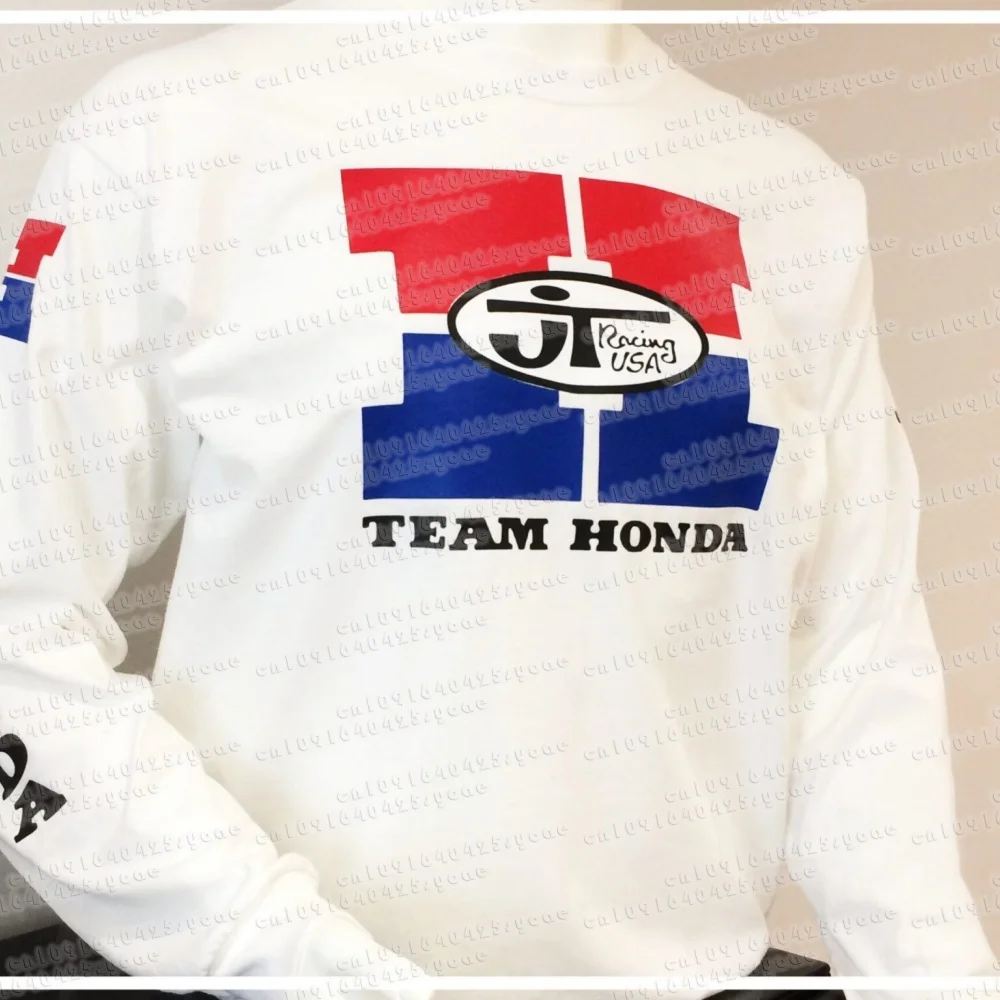 2025Autumn Moto Cycling Event Uniform Men Women Motorcycle Racing Enthusiasts Honda Long Sleeved Tee Motocross Breathable Jersey