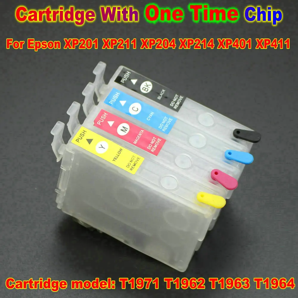 For Epson XP211 Rechargeable Cartridge XP 211 Printer Refill Ink