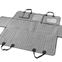 Dog Car Seat Cover Waterproof Pet Dog Carriers Travel Mat Hammock For Small Medium Large Dogs Car Rear Back Seat Safety Pad 5
