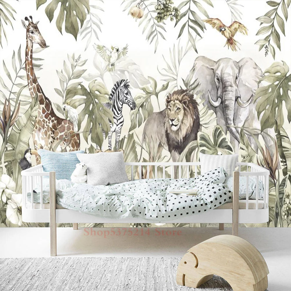Selva animal wallpapers 3d decoração da casa